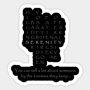 Serenity : Big Damn Bad Guys Sticker